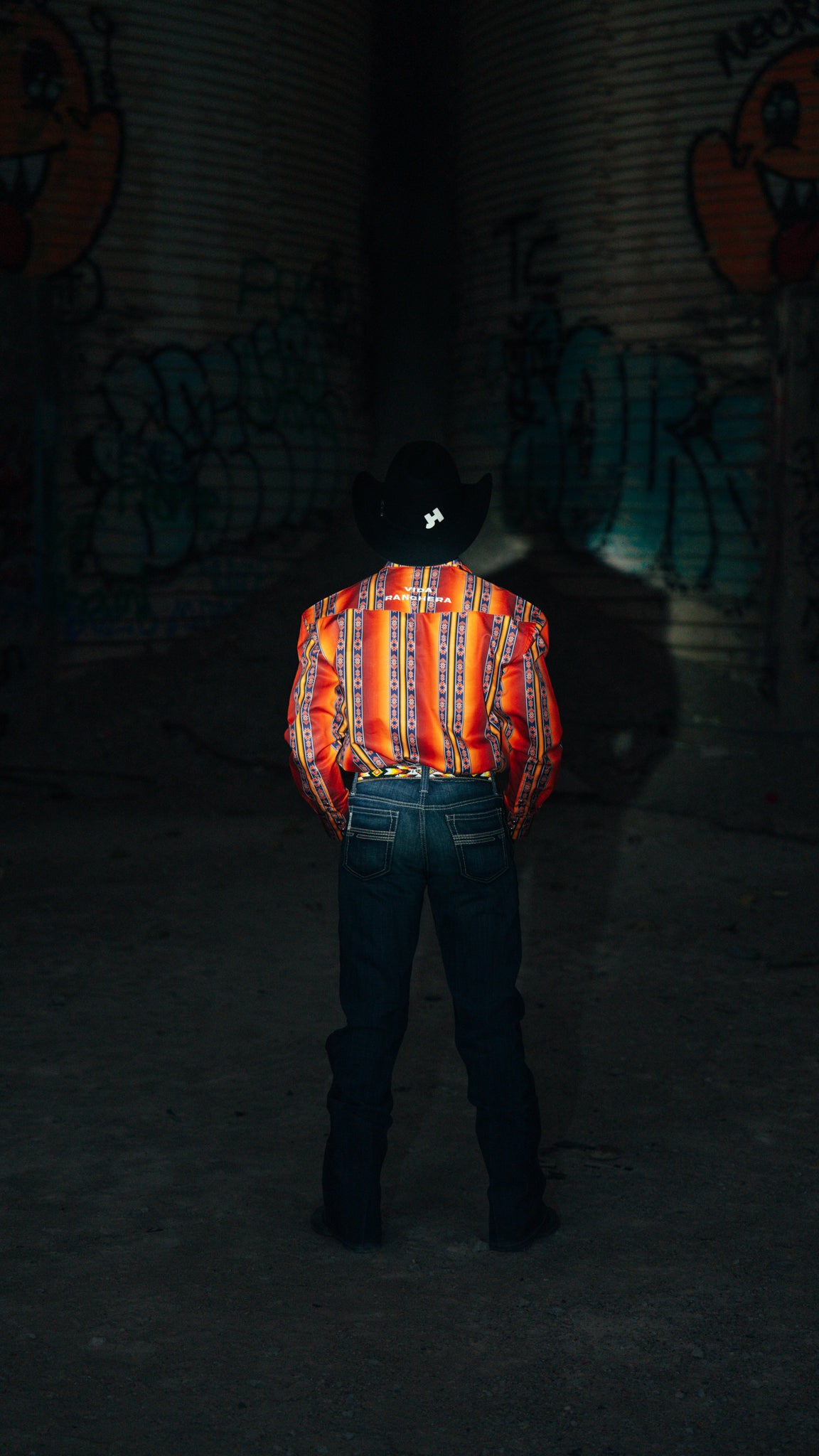 VINTAGE ORANGE Pearlsnap Shirt
