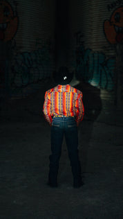 VINTAGE ORANGE Pearlsnap Shirt