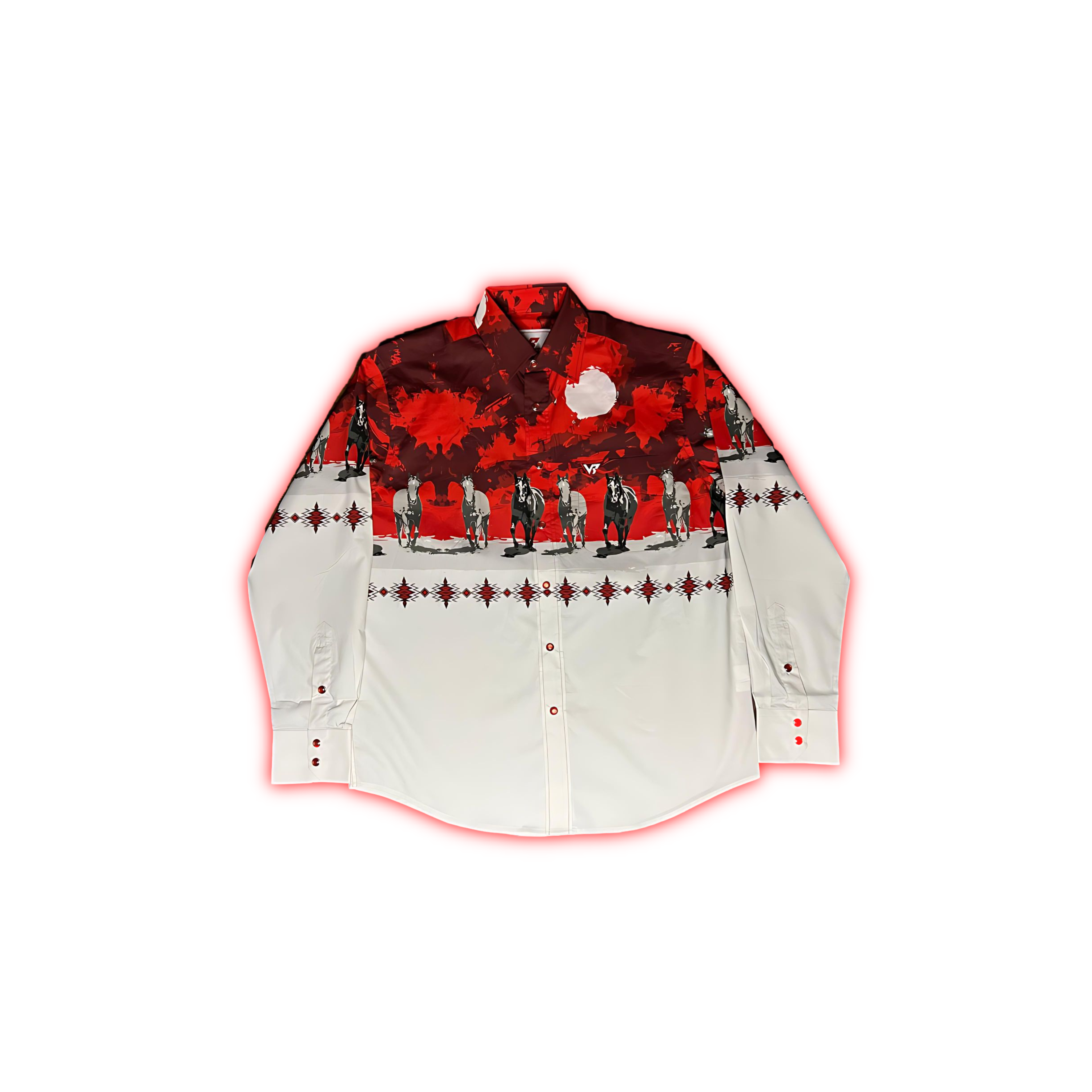 Santa Aztec Pearl Snap