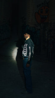 SKELETON Pearlsnap Shirt