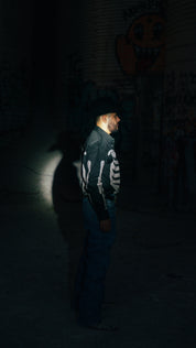 SKELETON Pearlsnap Shirt