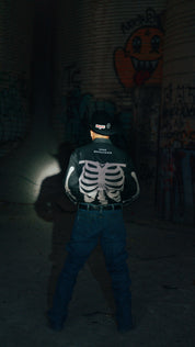 SKELETON Pearlsnap Shirt