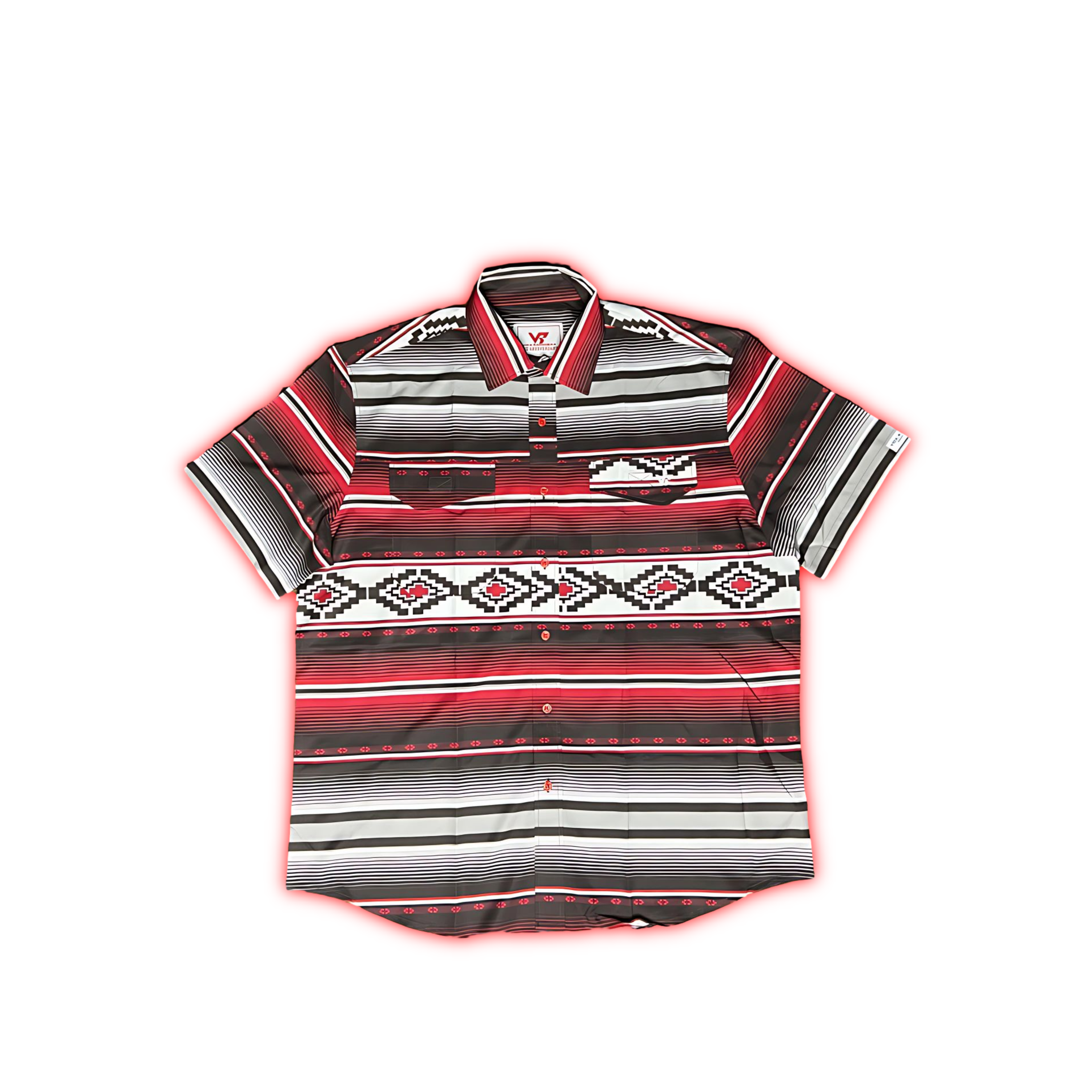 Santa Aztec Pearl Snap